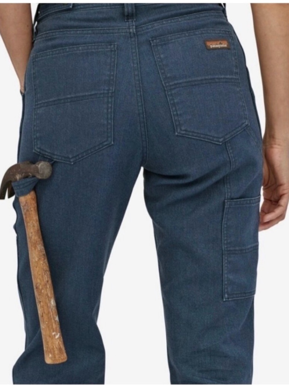 PATAGONIA All Seasons Hemp Canvas Cargo Utility Double Knee Canvas Pants size 6